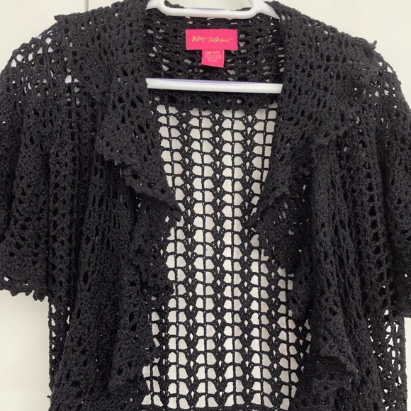 Betsey Johnson Open loose knit sweater - Picture 2 of 4